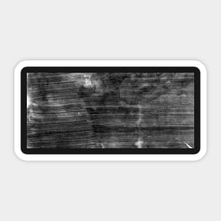 black wood grain background Sticker